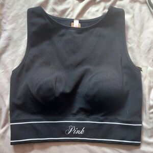 PINK Victoria's Secret Black Sports Bra